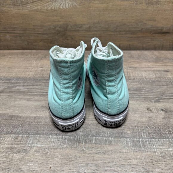 Converse Platform High Top Beach Glass Canvas Sneakers Women's Size 7 - Picture 3 of 7